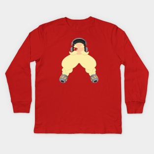 Minimalist Torbjorn Kids Long Sleeve T-Shirt